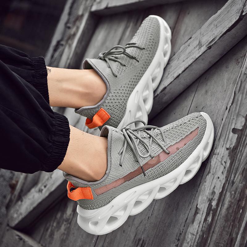 PEGASUS X2 Wave Runner Sneakers - Grey/White/Orange