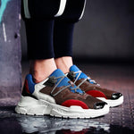 MERCY RX97 Chunky Leather/Mesh Sneakers - Multi Color