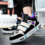 EUPHORIA 'Psyche Spark' X9X Sneakers - Black/Beige/Purple