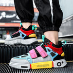 EUPHORIA 'Psyche Spark' X9X Sneakers - Grey/Pink/Red