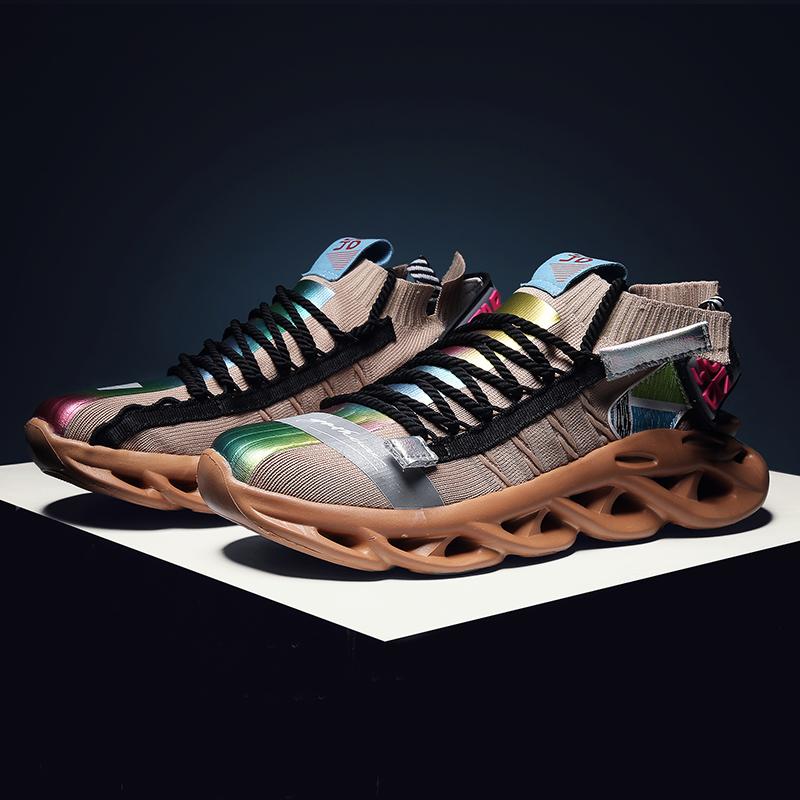 VISION 2020 'Spectre' Sneakers - Brown