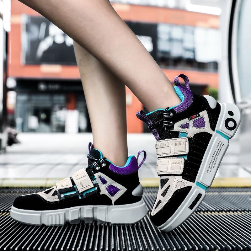 EUPHORIA 'Psyche Spark' X9X Sneakers - Black/Beige/Purple – SneakBag Store